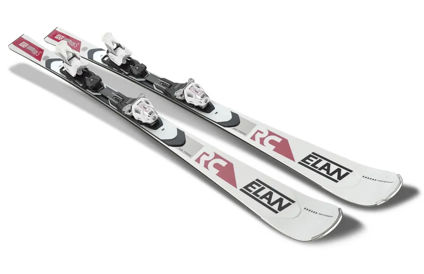 Ski mit Bindungen der Marke Elan, Modell FusionX 3D